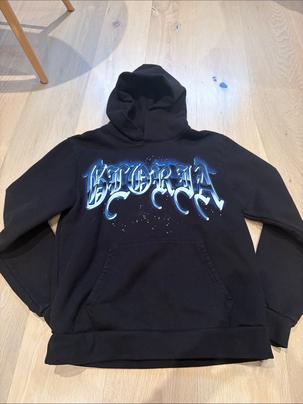 KENDRICK X SZA Tour Merch - Hooded Sweatshirt with Blue 'GLORIA' Script